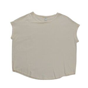 90 Degree By Reflex Super Soft Beverly S/S Rolled Hem Womens Top M.